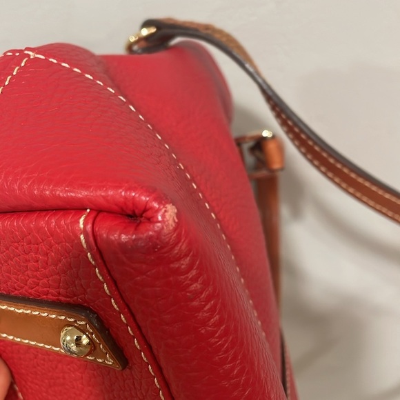 Dooney &. Bourke Red Chealsea Tote Shopper Purse - Picture 8 of 15